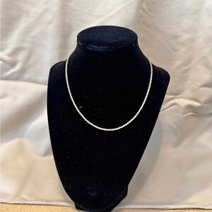 Vintage 925 Gold Sterling Silver Rope Necklace